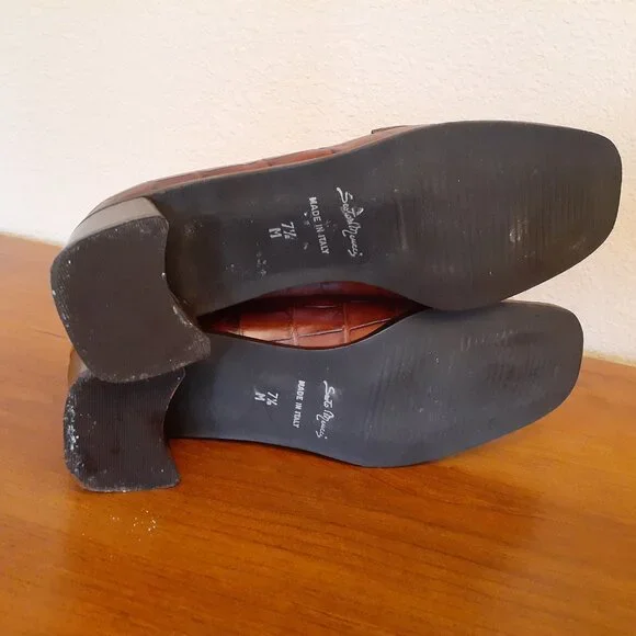 Sesto Meucci Penny Loafer Heels - Picture 3 of 12